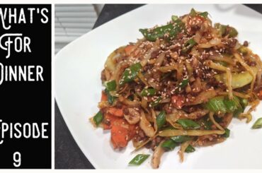 What's for Dinner Ep. 9 - Thai Inspired Low Carb Chili Beef Stir Fry