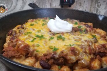Cheesy Chili Totchos Recipe, #Yummy!