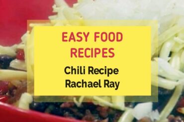 Chili Recipe Rachael Ray