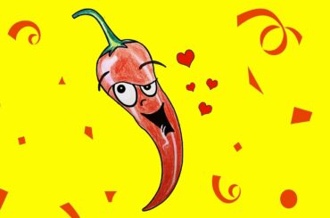 Easy Chili Drawing || How To Draw Chili Step by Step For Kids