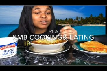 ❗️❗️CHILI AND CORNBREAD MUKBANG WITH MS KIKI B(KMB)Blove inspired chili ❗️❗️