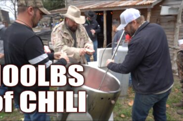 100LBS of TEXAS CHILI (no beans)