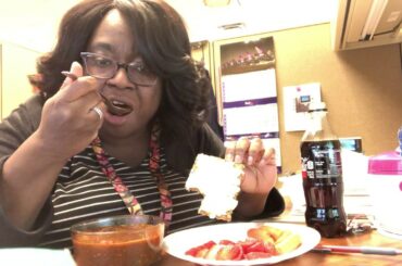 Happy Wednesday Chili work lunch Mukbang