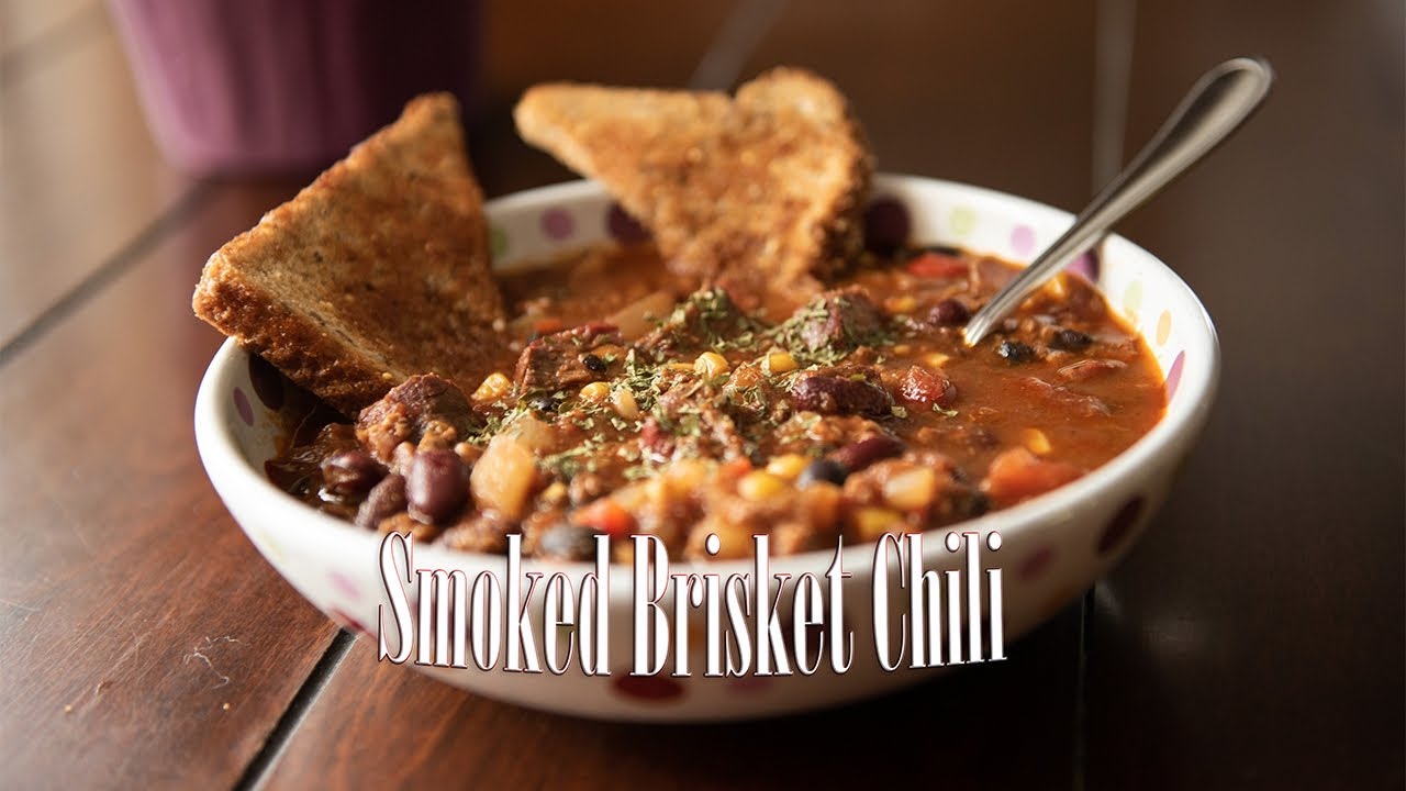 Smoked BBQ Brisket Chili Chili Chili