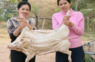 Grilled Pork BBQ With Spicy Chili Pickle Recipe | BBQ Pork Cooking | Khmer Food TV