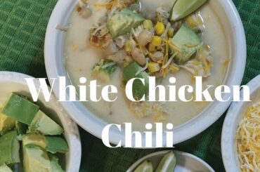 White Chicken Chili in the Slow Cooker!