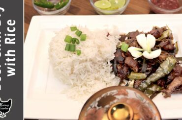 Beef Chili Dry with Rice | Tasty Beef Chili with Rice | How to Make Beef Chili Dry Rice Recipe.