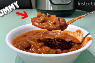 MEAL PREP IDEA! DELICIOUS INSTANT POT 15 MIN HOMEMADE CHILI RECIPE!