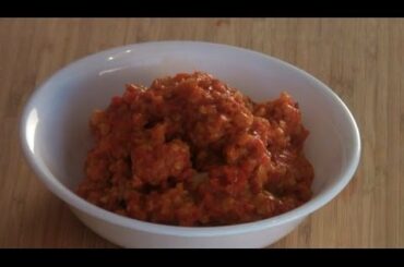 Sambal Chilli Sauce (Home made) Recipe