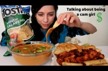 Copycat Chili's Queso Recipe & Appetizers Mukbang