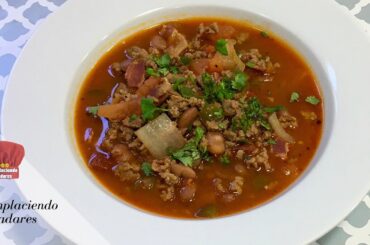 Como hacer Chili Delicioso version Mexicana |  Chilli recipe