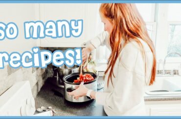 ALL KINDS OF RECIPES! | Sam and Moriah Vlogs