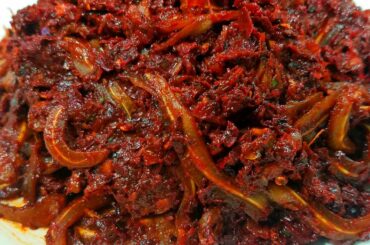 Me2u Qhia Ua Kua Txob Ciam Npoos Qab Tiag2 |Jeow Bong Chili Paste (Hmong Recipe) | Kua Txob Nplog