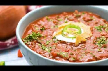 Sweet and Spicy Slow Cooker Chili Recipe