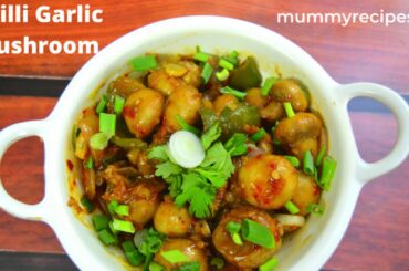 Chili Garlic Mushroom Recipe