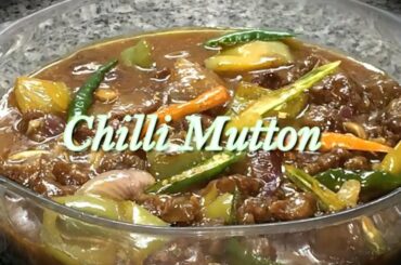 Unique Recipe Mutton Chili /How to make Chili mutton /Delicious  Mutton Chili Recipe/চিলি মটন