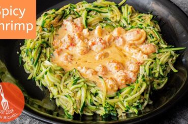 Shrimp with a Spicy Chili Cream Sauce