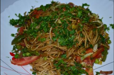 Bajar jeise veg noodle bnane ka tarika | Chili garlic noodles | Vegetable noodles recipe