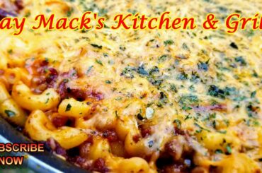 Beef and Sausage Chili Macaroni and Cheese Recipe / Soul Food 101