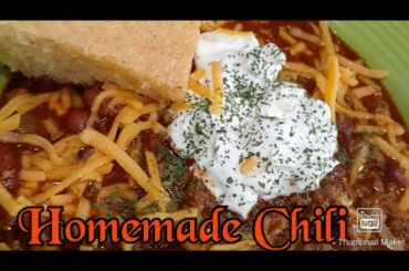 How To Make Simple HOMEMADE CHILI