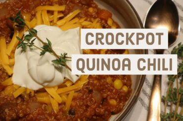 Crockpot Chili//Vegan & Healthy