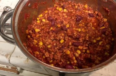 Healthy chili cheese fries