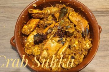 Crab Sukka Recipe /  How to make crab sukka / Quick  recipe