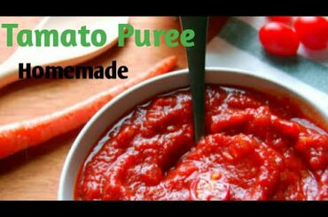 Tomato Puree Homemade |  How To Make Tomato puree Recipe | desi food secrets | SamiUllah