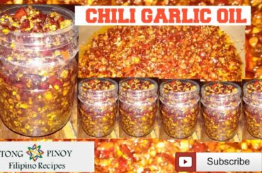 HOW TO MAKE CHILI GARLIC OIL  PANG NEGOSYO /SUPER EASY JUST 3 INGREDIENTS