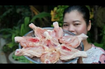 Yummy grill chicken thigh with chili recipe - Cooking with Davann