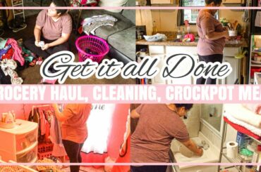 GET IT ALL DONE| TO DO LIST| CLEAN WITH ME 2020 | GROCERY HAUL | CROCKPOT MEAL | CLEANING MOTIVATION
