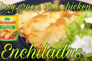 Easy Green Chili Enchiladas Recipe | Nana’s House