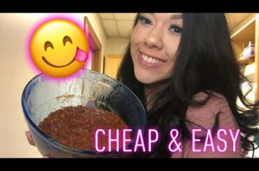 CHEAP AND EASY CHILI RECIPE 👩🏻‍🍳