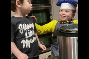 Wolf makes Instapot steak chili