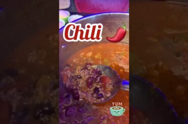 Chili On a Sunday Funday🌶☀️🥣