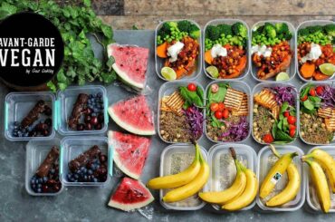 HIGH PROTEIN VEGAN MEAL PREP | @avantgardevegan by Gaz Oakley