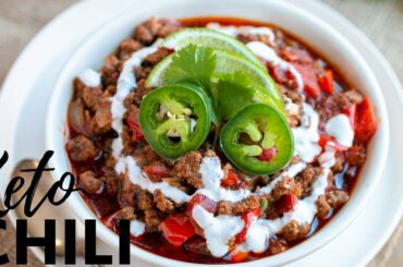 The Best KETO CHILI | INSTANT POT KETO CHILI | keto recipes ground beef