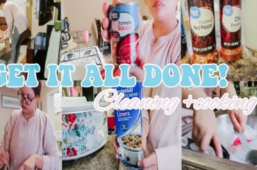 GET IT ALL DONE! WW CROCKPOT CHILI RECIPE! COOKING + CLEANING!
