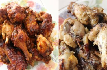 CHILI BBQ wings and PARMESAN GARLIC wings- Super Bowl Recipes