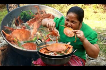 Yummy Soup  Big Crabs with chili Recipes & Cooking life