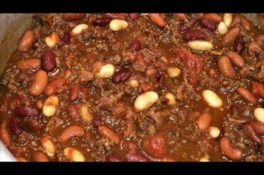 The Best Tailgate (Superbowl) Chili -  Make Ahead