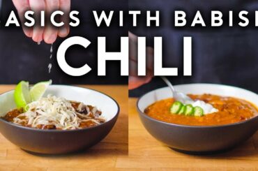 Carnivorous Chili & Vegetarian Chili | Basics with Babish