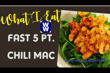 SUPER EASY WW RECIPE - What I ATE in A DAY CHILI MAC