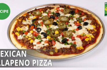 Mexican Jalapeno Pizza Recipe | Lazzat | Samina Jalil | Mexican food