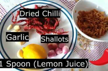 Fast and Easy -  Dried Shrimp in Chili Oil