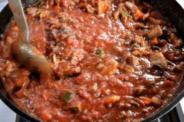 Smoked Chili Con Carne Recipe- with Steak, Ribs, and Bacon