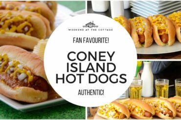 Ultimate CONEY ISLAND HOT DOGS recipe! CHILI DOGS |