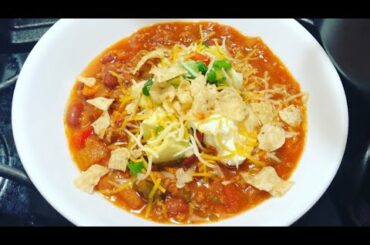 Homemade Beef Chili Recipe