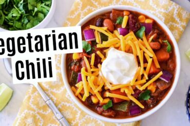 BEST Vegetarian Chili
