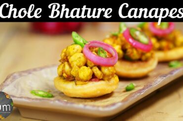Chole Bhature Canapes